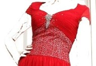 مدل لباس نامزدی قرمز 2016
